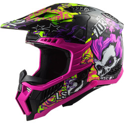 CASCO LS2 MX703 X-FORCE FIRESKULL