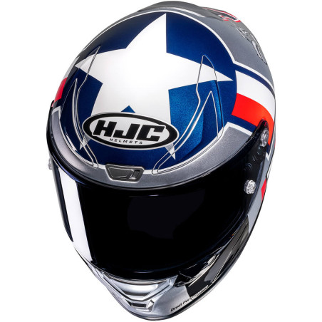 CASCO HJC RPHA 1 BEN SPIES SILVER STAR