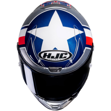 CASCO HJC RPHA 1 BEN SPIES SILVER STAR