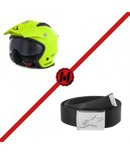 pack-casco-acerbis-aria-cinturon-alpinestars-friction