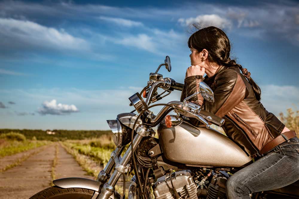 Chaqueta para moto de mujer uso invierno / verano